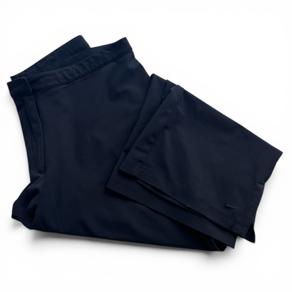 Nike Dri-FIT Women's S Black Cropped Capri Activewear Wide Leg Golf Pants 224240